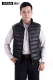 Mùa thu và mùa đông nam xuống áo bông trung niên thanh niên ấm áp áo vest vai dày vest nam trung niên áo vest nam tuổi 50