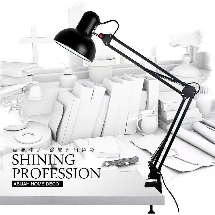 Nail Art Folding Fill Light Desk Lamp for Studying, Office, Study Room, Dormitory, Long Arm Clamp Led Eye Protection Lamp, Streamer Fill Light