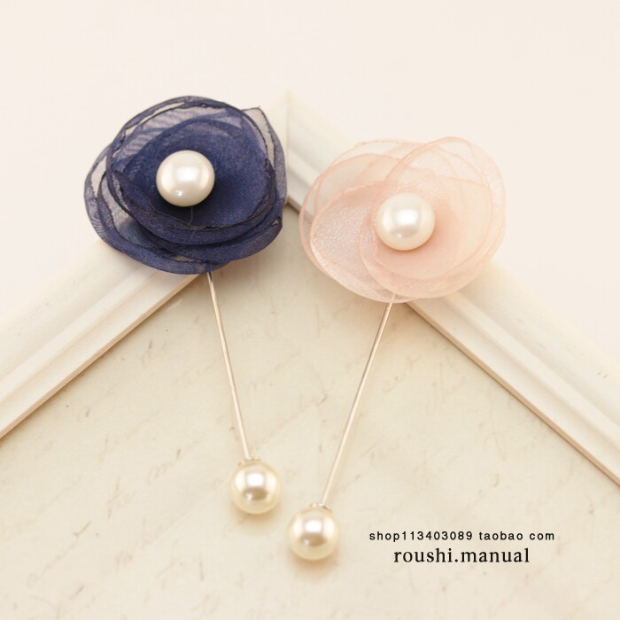 Broche femme en Fils de soie - Ref 1173636 Image 11