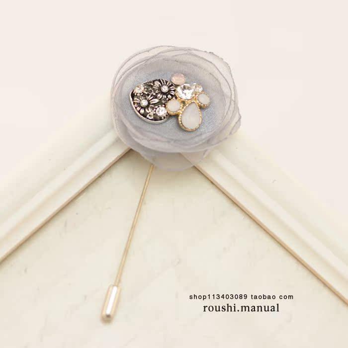 Broche Lovers en Fils de soie - Ref 1175595 Image 12