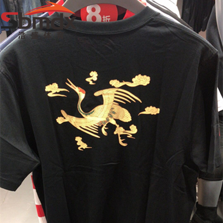 Trung quốc Li Ning Tuần Lễ Thời Trang Sàn Catwalk Tiger Crane Đôi Thể Thao Giản Dị T-Shirt Ngắn Tay Áo AHSN645 745-1-2-3-4 áo tank top nam