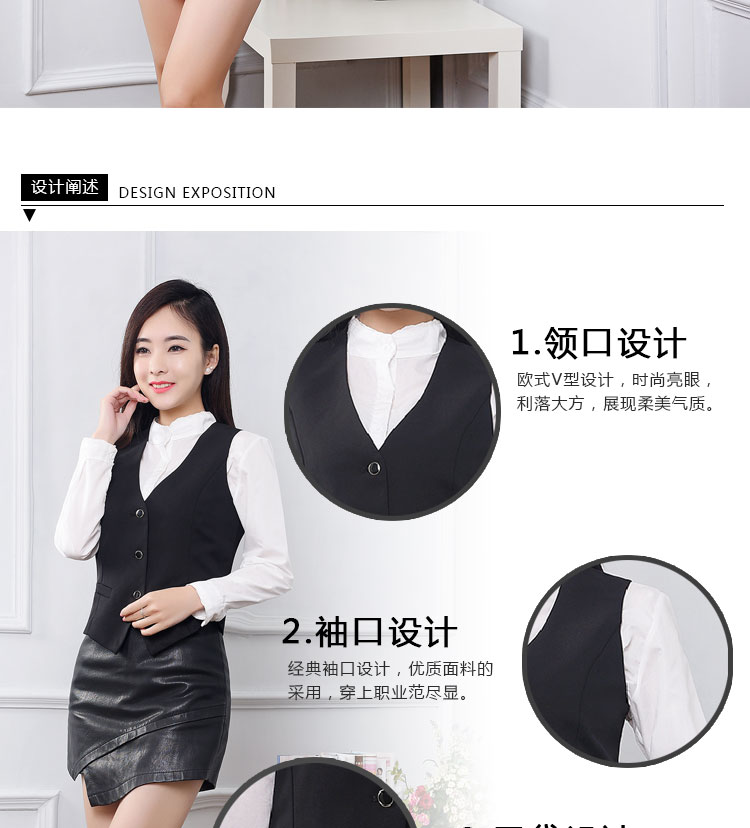 Vest nữ ngắn phần Hàn Quốc 2017 mới phù hợp với chuyên nghiệp mùa xuân hoang dã và mùa thu giản dị áo khoác nữ vest vest thời trang nữ