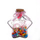 Star bottle extra large five-pointed star glass lucky star bottle wishing star bottle drift bottle can hold 520 stars