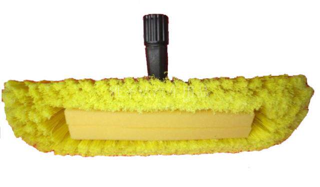 Car cleaning brush imitation wax sweep soft bristle curved sponge telescopic car wash sweep long handle car wash brush wipe roof brush