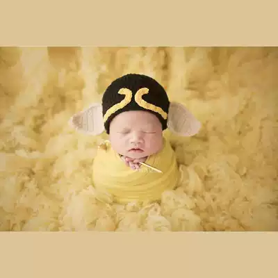 New children's photography clothing piglet wrap doll newborn full moon 100 days Baby Photo Clothing