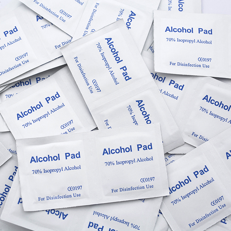 Ear-pin earrings earrings earrings ear decorated with alcohol disinfection cotton sheet Disposable Sanitizing Sheet Cleaning Supplies (one sheet)