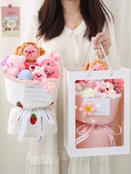Christmas plush cartoon loopy doll bouquet, cute Kirby birthday gift surprise for girlfriend