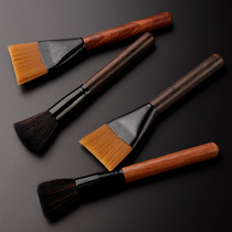 Jinge Black Sandalwood Wood Tea Brush Sweep Water Tea Pen Not Easy To Fall Hair Tea Pan Nourishing Pot Pen Kongfu Tea With Tea Dao Spare Parts