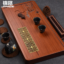 Kung Fu tea whole piece rosewood tea tray large solid wood home living room tea table drainage simple Tea Sea tray