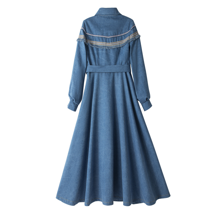 格安超歓迎 春秋シャツワンピースレディース長袖スリム : レディース服 特価大人気