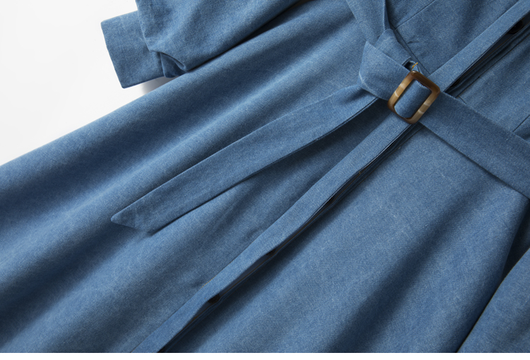 格安超歓迎 春秋シャツワンピースレディース長袖スリム : レディース服 特価大人気