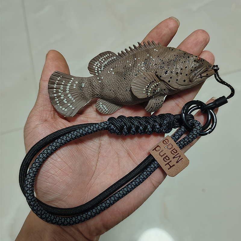 Stone-Patterned Decorative Pendant, Lure, Sea Fishing, Car Backpack Pendant, Personalized Gift for Anglers, Keychain