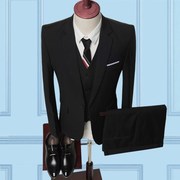 Nam Business Suit Set Đàn ông Slim Fit Casual Tuxedo Suit Suite