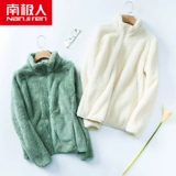 南极人 Коралловая бархатная куртка, бархатный кардиган, удерживающая тепло толстовка, вкладыш