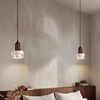 Yellow Travertine Japanese-Style Wabi-Sabi Bedside Small Pendant Lamp Designer Retro Dining Room Vintage Homestay Lighting