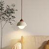 Bedroom Bedside Chandelier Black Stone Japanese Retro Wabi-Sabi Style Designer Personality Room Entrance Bar Counter Pendant Light