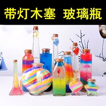 Night Light Wishing Bottle Fluorescent Stars Empty Bottle Glass Bottle Adrift Bottle Lucky Stars Bottle Stars Bottle Shining Bottle Birthday Present