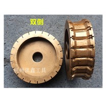 Φ 145mm Sintering Wheel Gold Steel Wheel Stone Edge Grinding Machine Grinding Wheel Stone Abrasives Granite Sintering Double Inverted