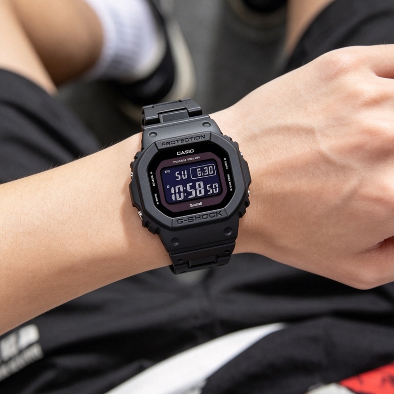 Casio Casio Watch Men's Small Square G-Shock Solar Radio Electronic Watch Gw-B5600Bc Casio Casio Watch Men's Small Square G-Shock Solar Radio Electronic Watch Gw-B5600Bc