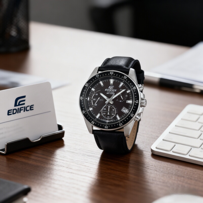 Casio Casio Watch Men's Watch Edifice Non-Mechanical Official Men's Quartz Watch Efv-540L