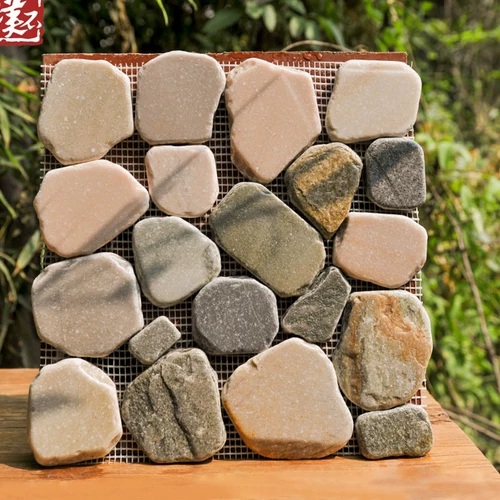 Натуральный булыжник мозаичный каменный кирпичный кирпичный кухонный туалетный настенный плитка кирпичная туалетная ванная комната ванная комната для бассейна против стекла бассейна