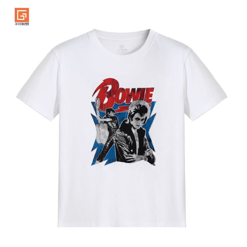 Don'T Associate David Bowie with 2026 Spring/Summer Printed Short-Sleeve T-Shirts Made of Premium Pima Cotton, Unisex