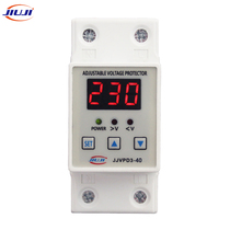 Adjustable self-duplex undervoltage protector 40A smart home 63A digital display time-lapse protection switch 220V