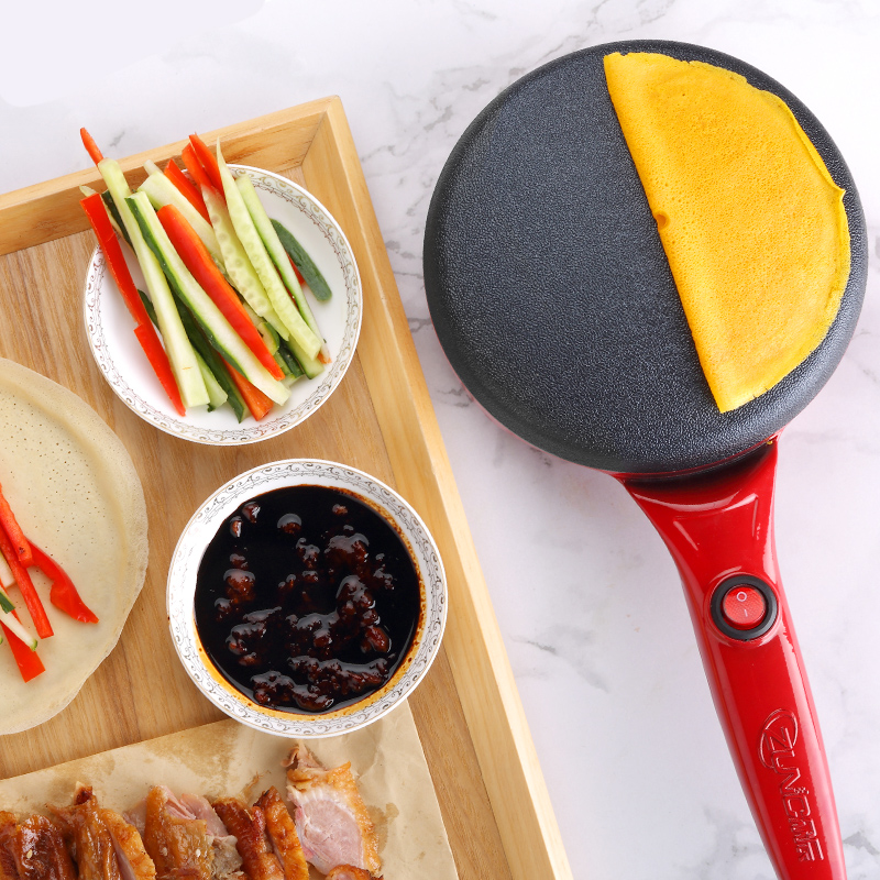 Nonstick Pancake Pan Home Spring Pancake Spring Roll Leather Machine Bopie Machine Full Automatic Mini Pancake Branding Pan Electric Cake Pan