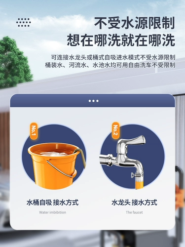 Заботиться о высокой стиральной машине с высоким содержанием автомобилей высокой дальности 220 В Домашний высокомерный массовый пистолет