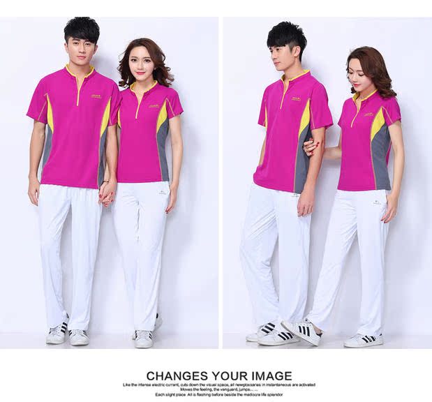 Jinguan Jiamusi thể dục nhịp điệu quần áo mùa thu vuông nhảy thể thao quần áo trung niên nhóm thể thao phù hợp với tay ngắn mùa hè - Thể thao sau bộ thể thao adidas nữ thu đông chính hãng