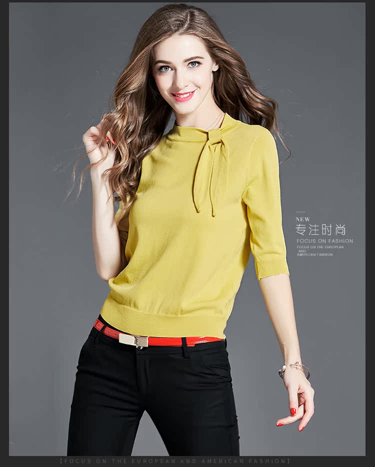 Moga 2018 hè mới thời trang ren ren nửa tay áo len lụa tơ tằm dành cho nữ áo khoác len cardigan nữ