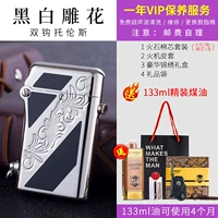 Двойной черный крючок и белая резьба