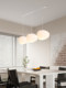 Restaurant Chandelier Nordic Simple Modern Creative Spherical Lamp Cozy Study Window Led Bedside Bedroom Chandelier