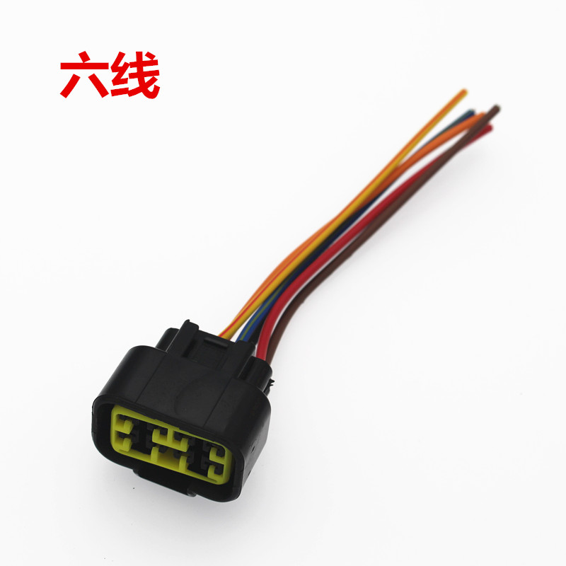 Phụ kiện xe máy YAMAHA tám dây / sáu dây đánh lửa cắm CG nam và nữ ổ cắm Gwangyang 100 miệng tròn miệng khóa xe máy thông minh