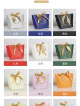 Wedding gift bag paper bag New Years Day portable wedding red small company cute thickened environmental protection bag custom-made