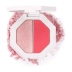 Tặng 1 chai nước hoa Marco Andy Art Nouveau Velvet Two-color Blush Rouge Brighten Natural Nude Makeup 12g - Blush / Cochineal