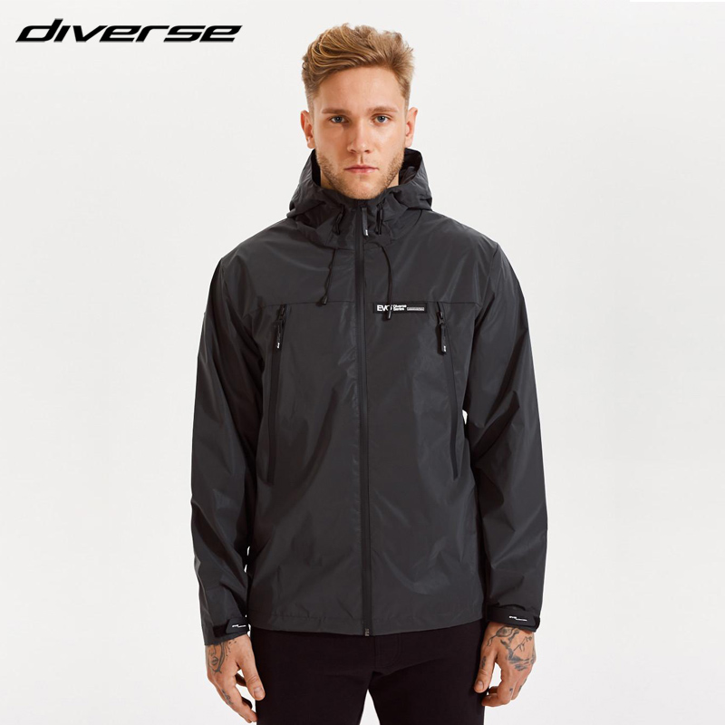 DVRS original single 21 spring male outdoor functional windproof jacket Self-heating reflective winewear thin jacket