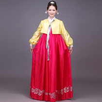 New Korean traditional ladies court wedding hanbok Korean national costume wedding dance table performance costume