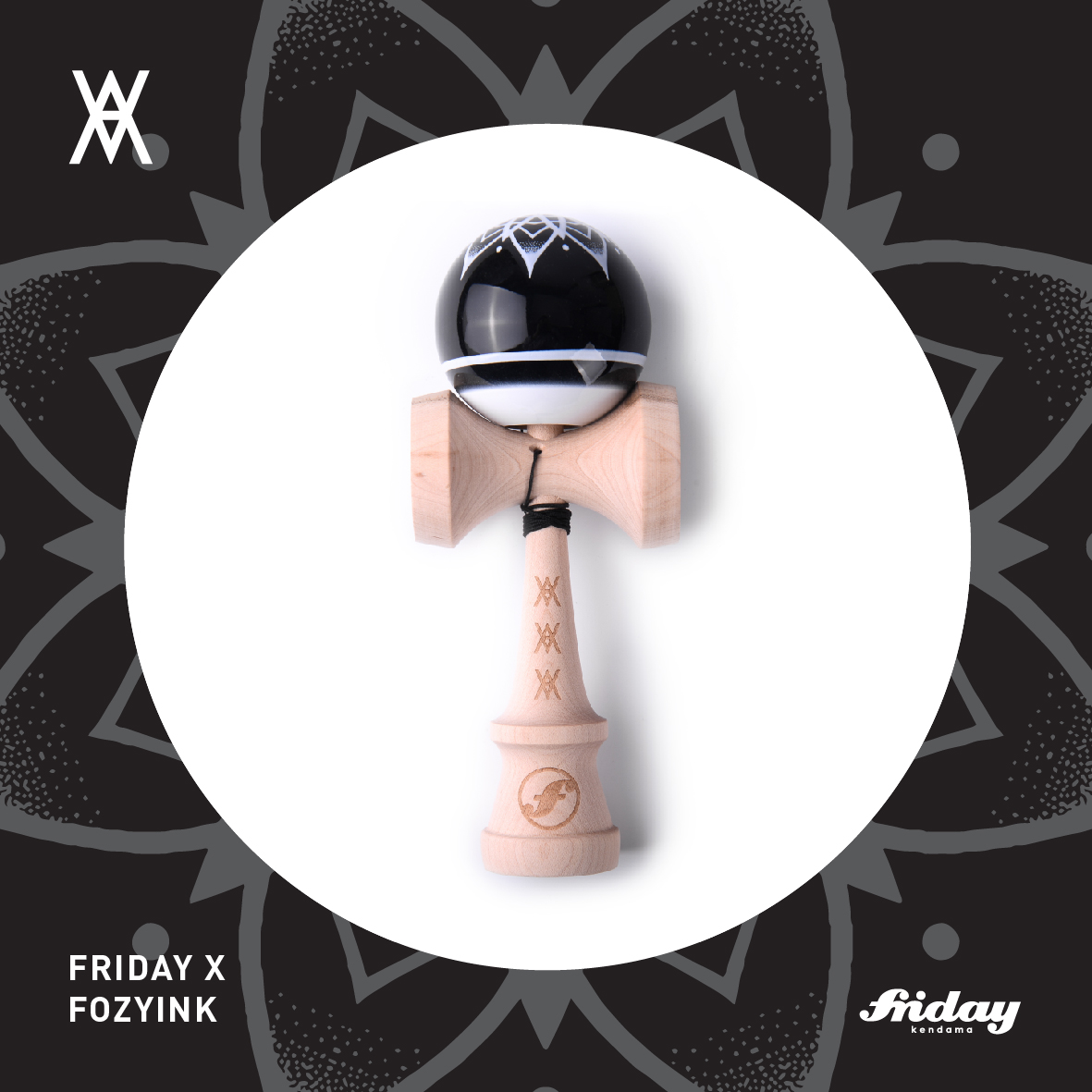Hong Kong Friday x Fozy Cooperation Lion Sword Gum Maple FridayKendama]
