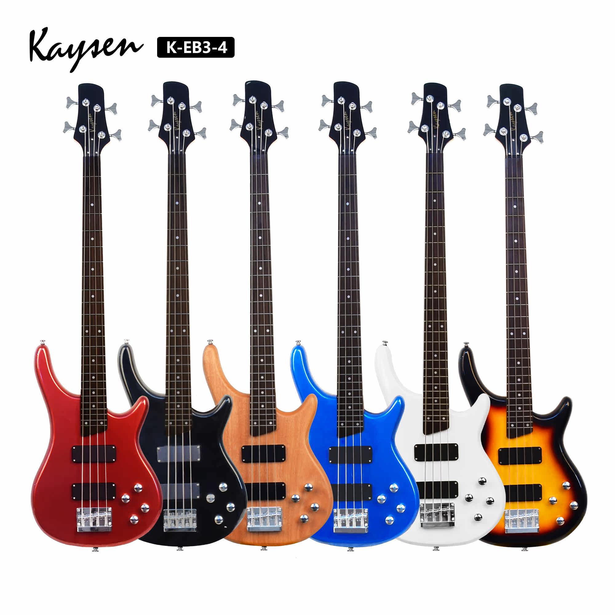 Official Kessen Kaysen Electric Besse K-EB3-4 introductory beginners practice bass