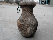 National Willow Weaver Fish Basket Food Dopper Wallet Basket Bucket Show Old Items