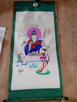 Old print collection after liberation old painting hand-painted hanging painting hanging window display old collection