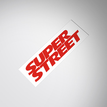 Suitable for super street decal sticker car modification network JDM car sticker personality decal