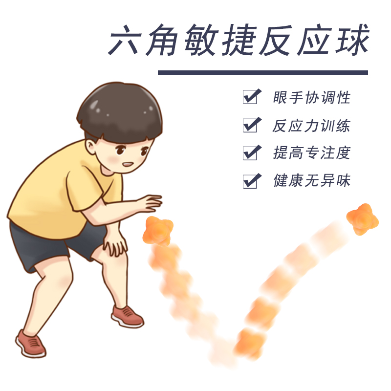 MAXSOINS McKesson Reaction Ball Hexagonal Ball Sensitive TRAINING Ball