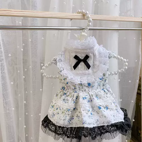 Высокая рука для домашних животных -изготовленная одежда, индивидуальная летняя медведь Медведь Медведь Медведь плюшевая собака летняя летняя юбка принцессы