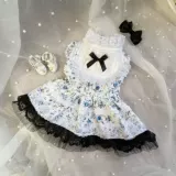 Высокая рука для домашних животных -изготовленная одежда, индивидуальная летняя медведь Медведь Медведь Медведь плюшевая собака летняя летняя юбка принцессы