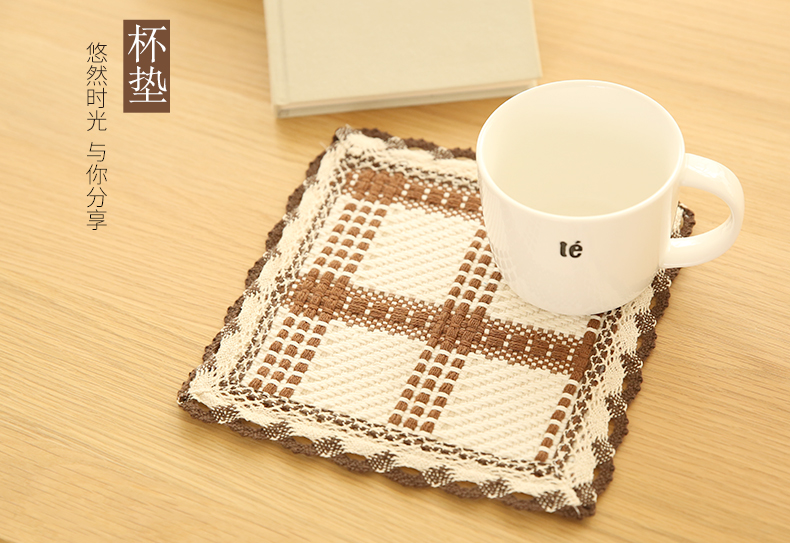 Có nhu cầu cây thời trang sáng tạo bông placemat coaster bảng mat pad pad bát pad cách nhiệt pad vải trượt pad