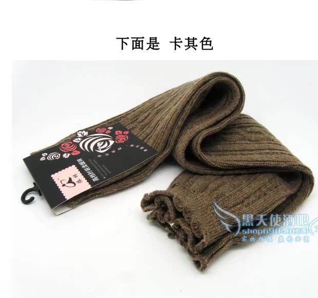 Đống vớ nữ mùa thu và mùa đông dày đến đầu gối tất đùi lót lông