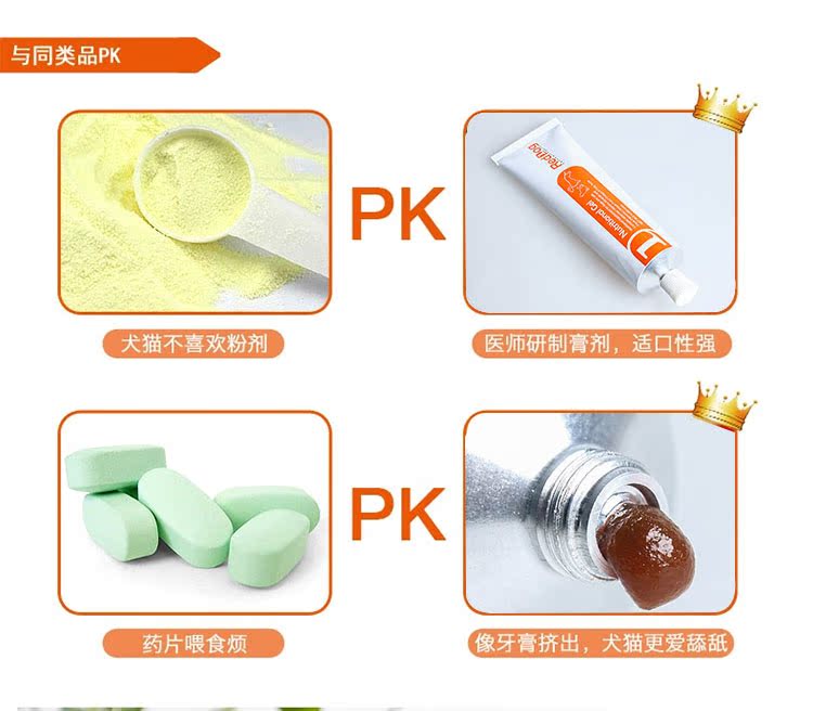 Kem dinh dưỡng cho chó đỏ 120g Jin Mao Teddy chó trưởng thành chó con mèo bổ sung tốc độ dinh dưỡng tăng canxi bắn hai - Cat / Dog Health bổ sung 	sữa cho mèo con 1 tháng tuổi