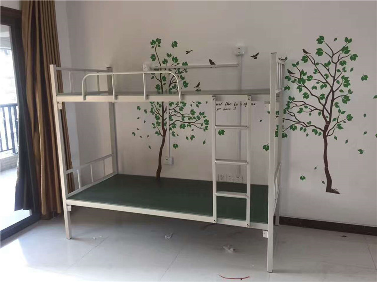 Pest kiểm soát ký túc xá giường áo Giường nhựa PVC câm đơn giản giường khung kim loại board giường cứng chống ẩm nhựa đơn 90 - Giường giường pallet giá rẻ